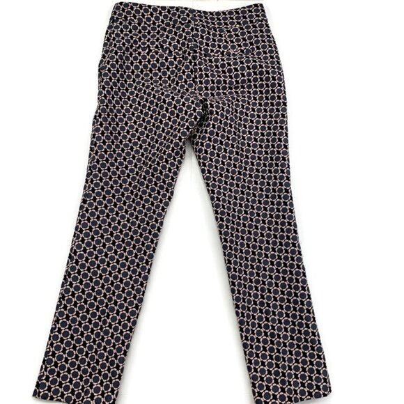 Ann Taylor Petite Devin Fit Jacquard/Textured Daisy/Floral Print Women's Size 0P - Picture 4 of 8